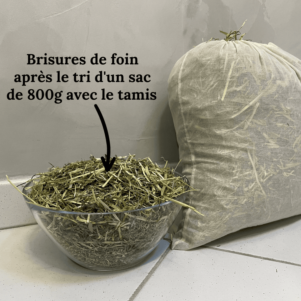 Foin bio de Normandie, sac jute 1,5kg- Rabbits World